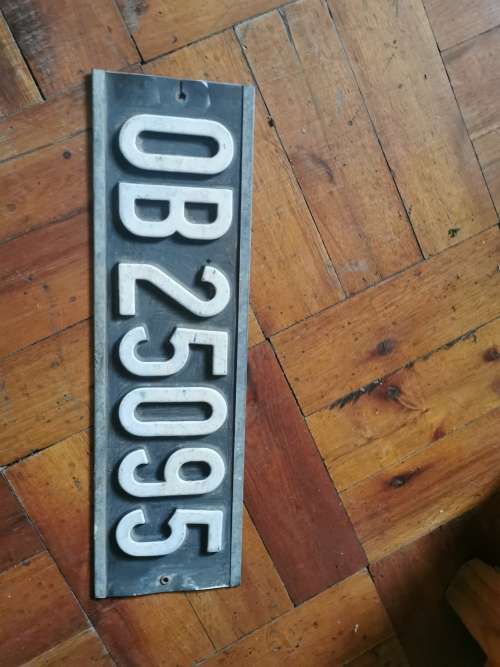 COLLECTABLE NUMBERPLATE