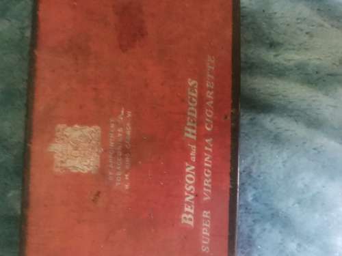 VINTAGE BENSON AND HEDGES CIGARETTE TIN