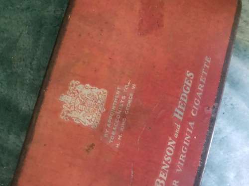 VINTAGE BENSON AND HEDGES CIGARETTE TIN
