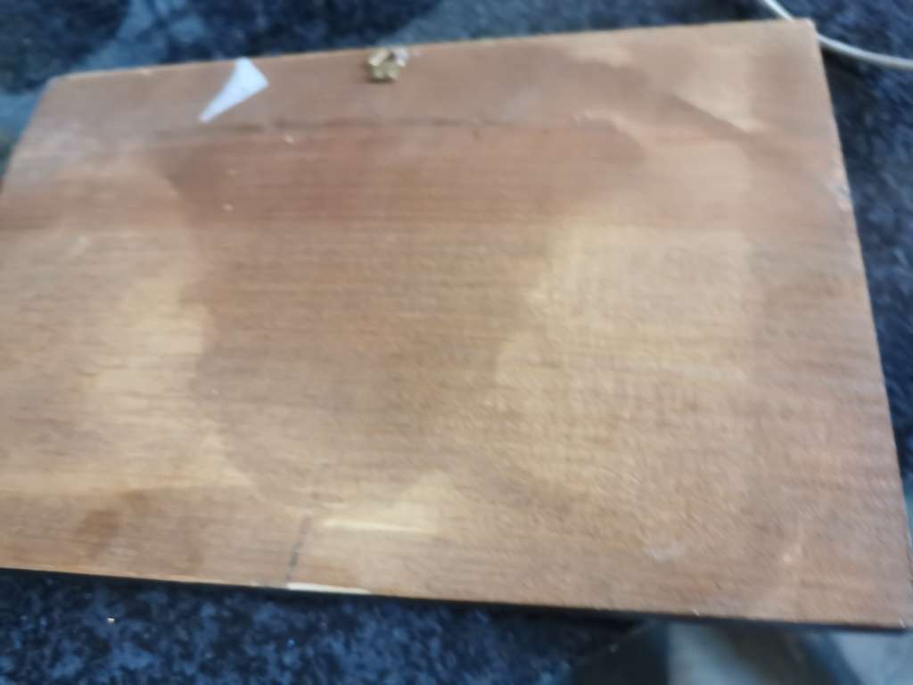 Vintage Jesus and Mother Mary key holder