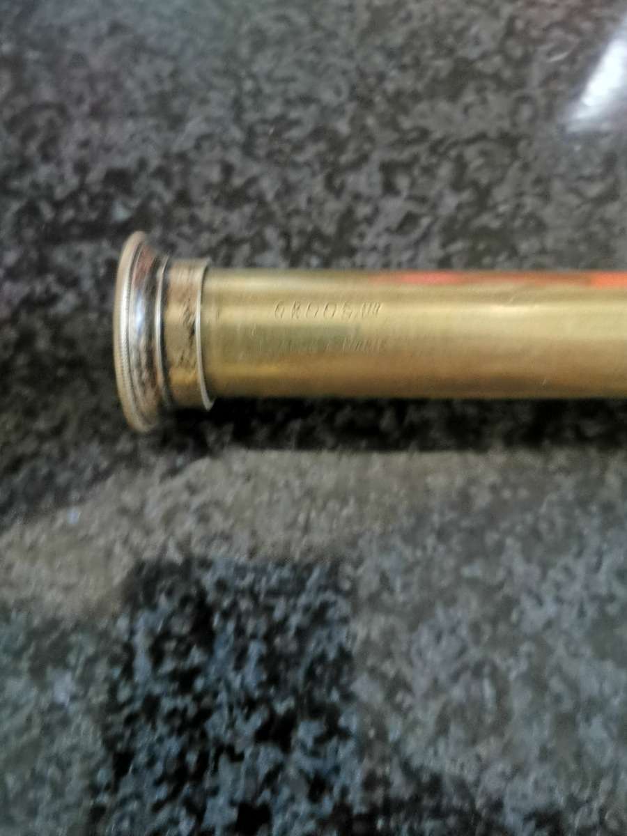 ANTIQUE G ROOS 4 DRAWER TELESCOPE
