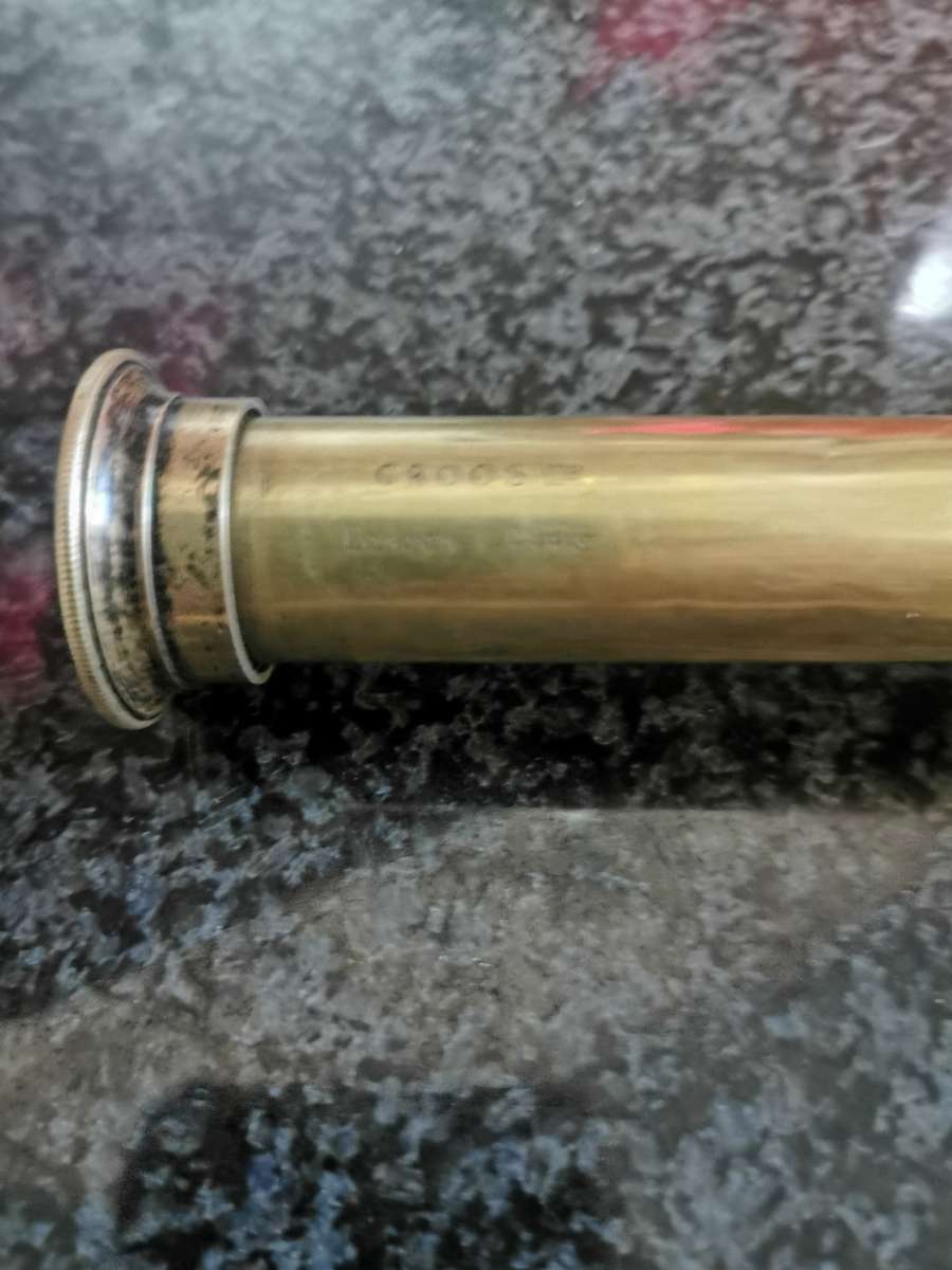 ANTIQUE G ROOS 4 DRAWER TELESCOPE