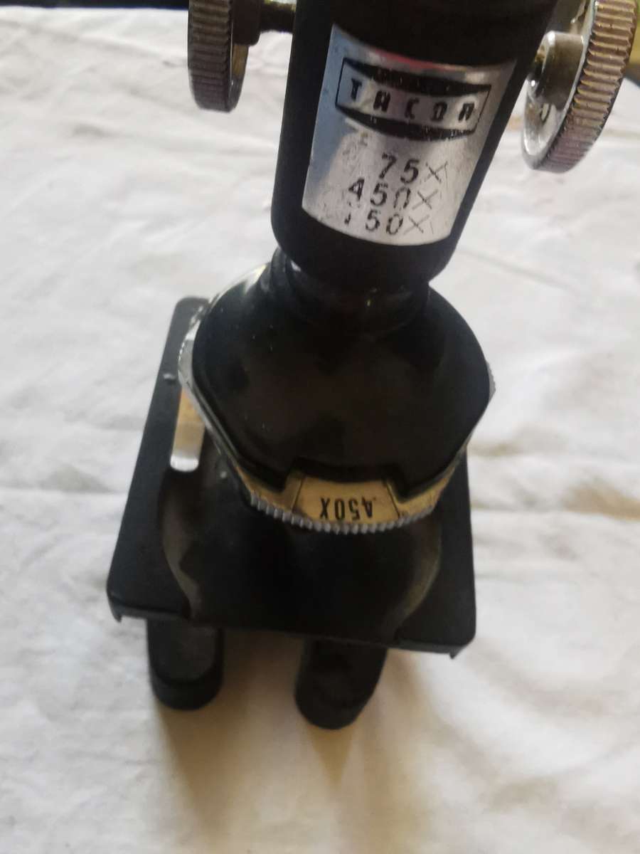 VINTAGE TACON MICROSCOPE