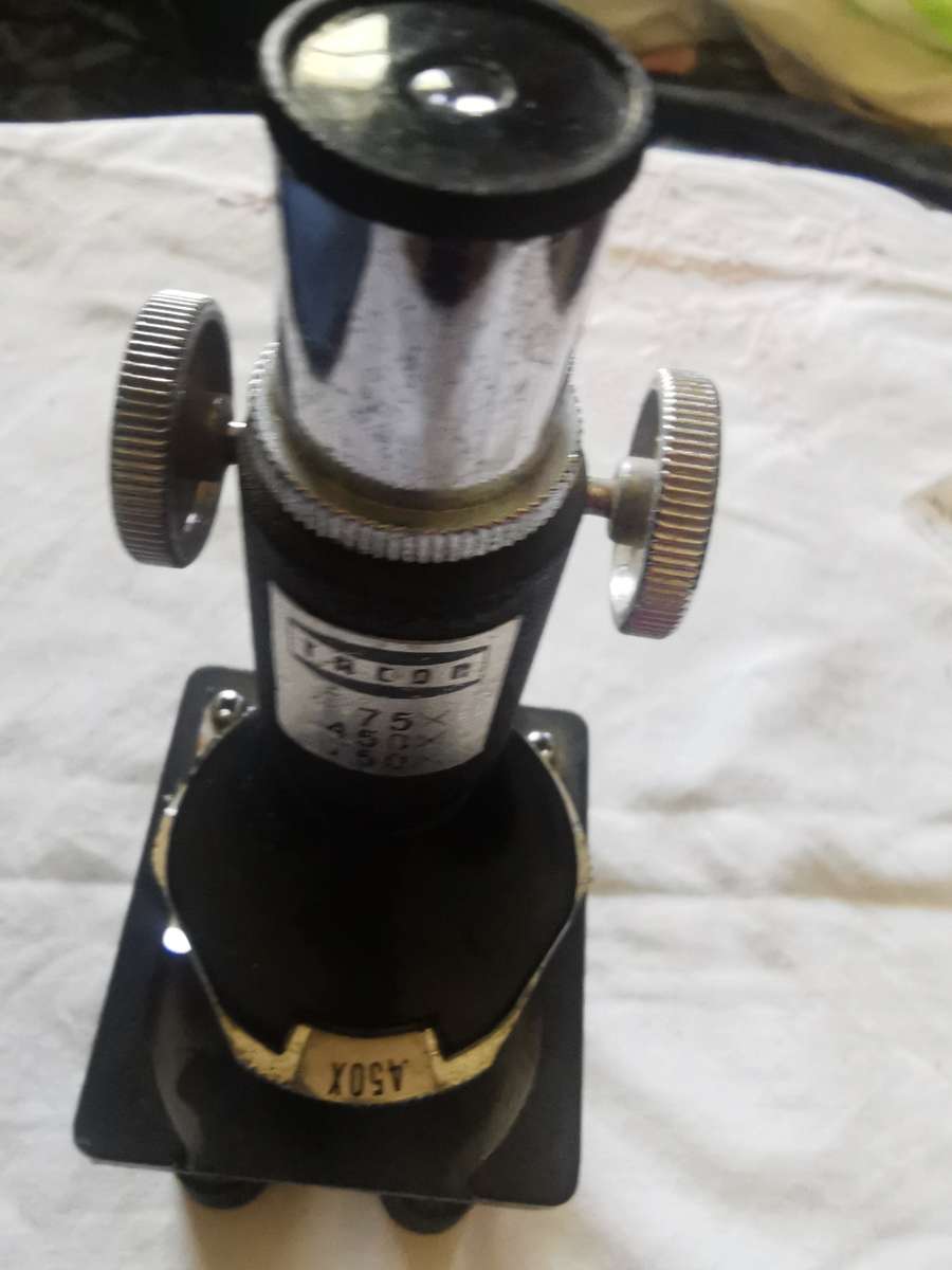 VINTAGE TACON MICROSCOPE