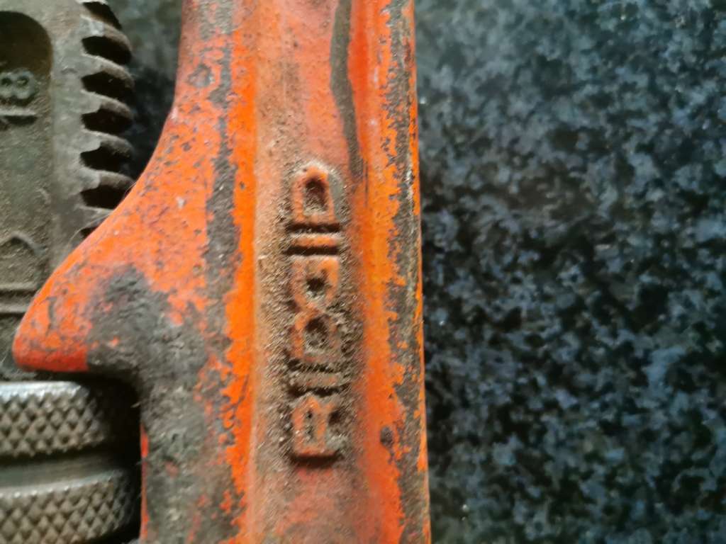 VINTAGE RIDGID HEAVY DUTY WRENCH NO 18
