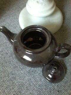 vintage teapot small