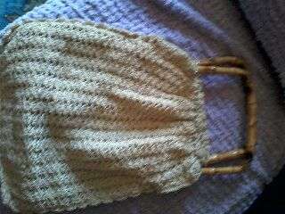 VINTAGE WHITE HANDBAG