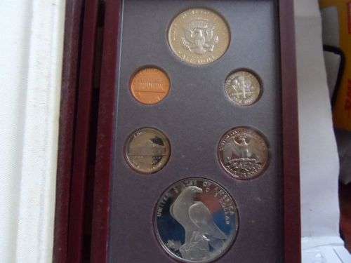 United States 1984 Olympic Prestige proof Set silver dollar