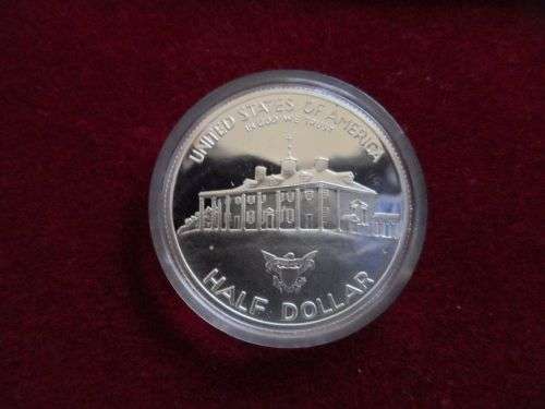 proof silver commemorative half dollar 1732-1982
