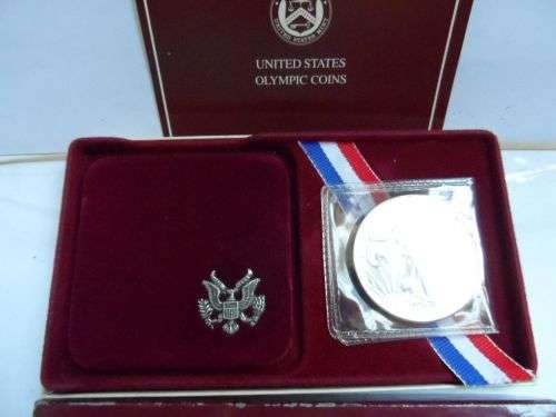 united states 2 silver 1 oz proof coins 1988 olympics