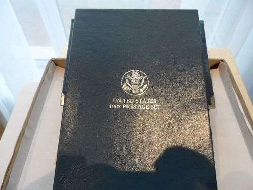 United States 1987 prestige proof coin set, silver.