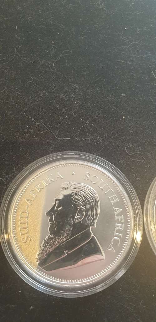 Two Silver 2017 kruger rands encapsulated
