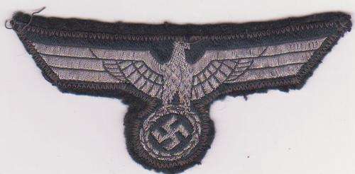 WWII Nazi Wehrmacht cloth badge