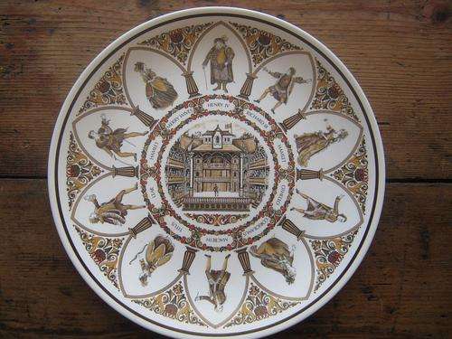 Shakespeare characters of the world plate -Wedgewood
