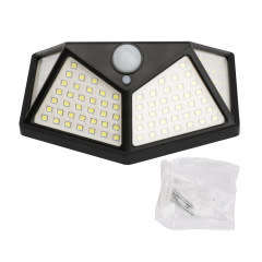 4 Face 100 LED Recharge Outdoor Solar Lamp