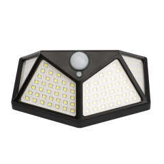 4 Face 100 LED Recharge Outdoor Solar Lamp