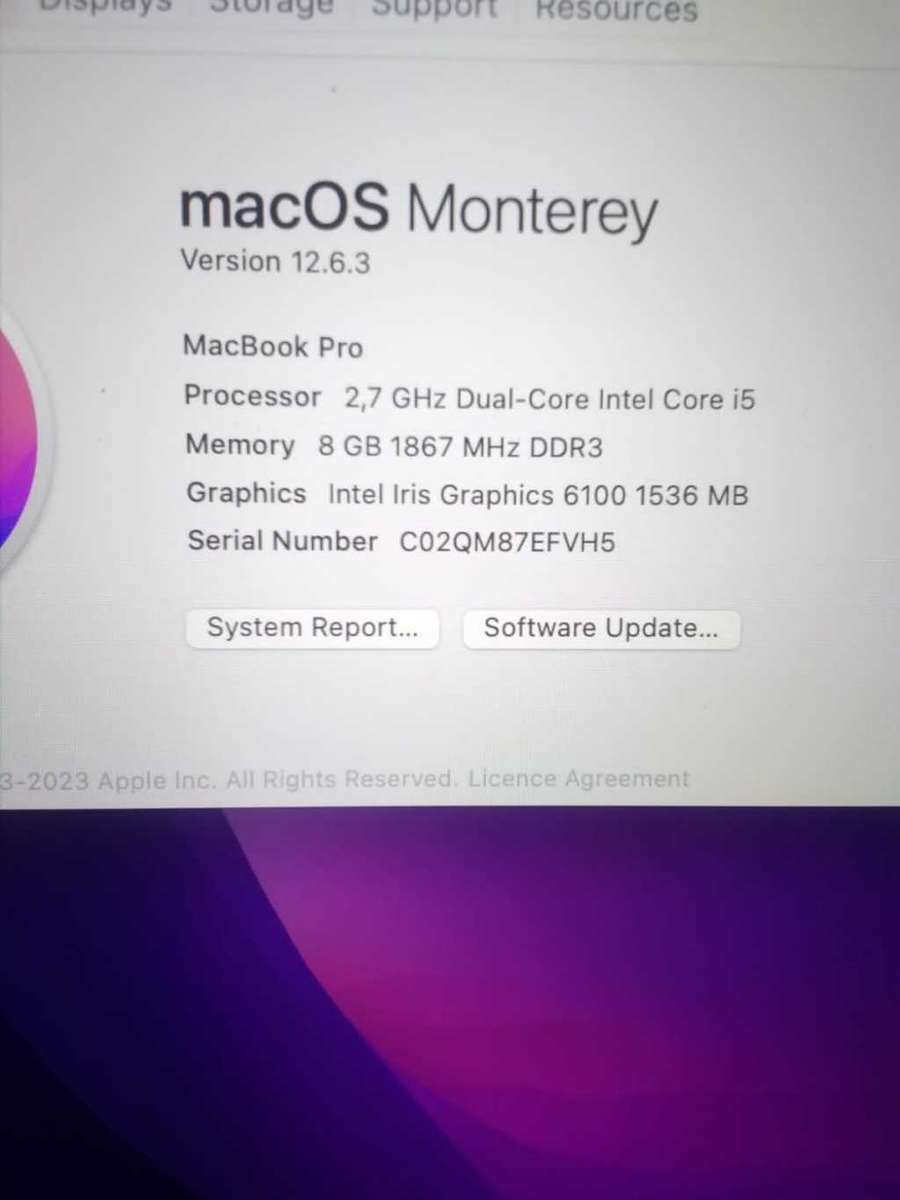 Apple MacBook MacBook Pro 2015 i5