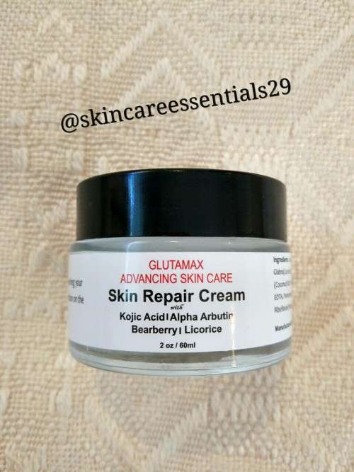 Glutamax Skin Lightening Cream with Kojic Acid Alpha Arbutin Bearberry Licorice - 2oz- 60ml