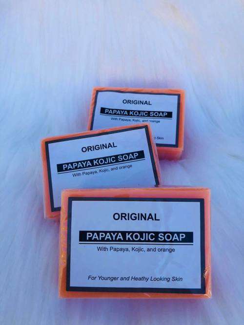Original Kojic Papaya Skin Lightening Soap- 135g x 3