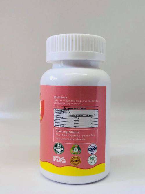 GLUTATHIONE BEAUTY PILLS FOR SKIN LIGHTENING AND ANTI AGING 1500mg