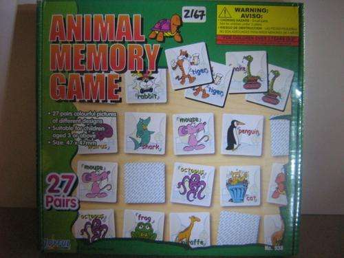 Animal Memory Game - Ages 3+