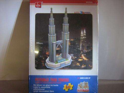 Puzzle 3D - Petronas Twin Towers