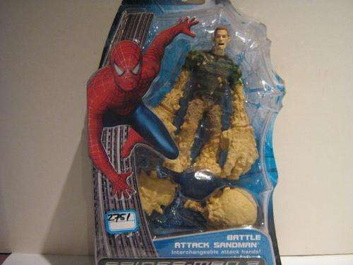 Spider-Man 3 - Battle Attack Sandman with Interchangeable attack hands!