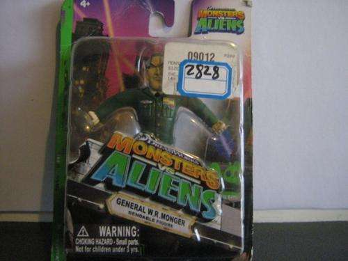 MONSTER vs ALIENS - General W.R. Monger (Bendable Figure)