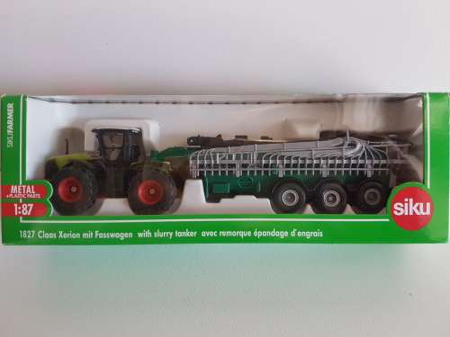 Claas Xerion with slurry tanker