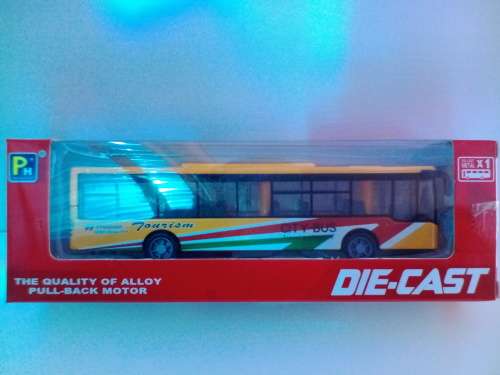 City Bus : Pull-Back Motor - Diecast