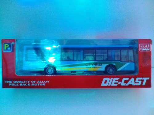 City Bus : Pull-Back Motor - Diecast