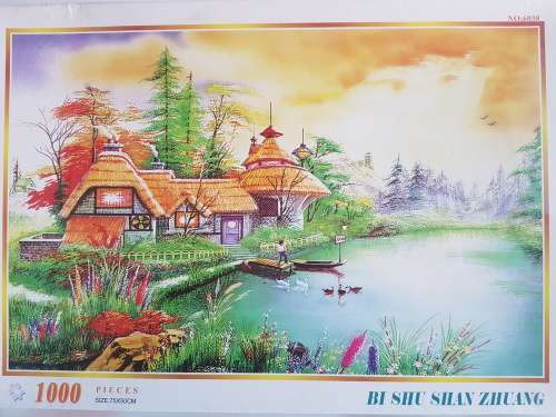 Jigsaw Puzzle: Bi Shu Shan Zhuang:1000 piece