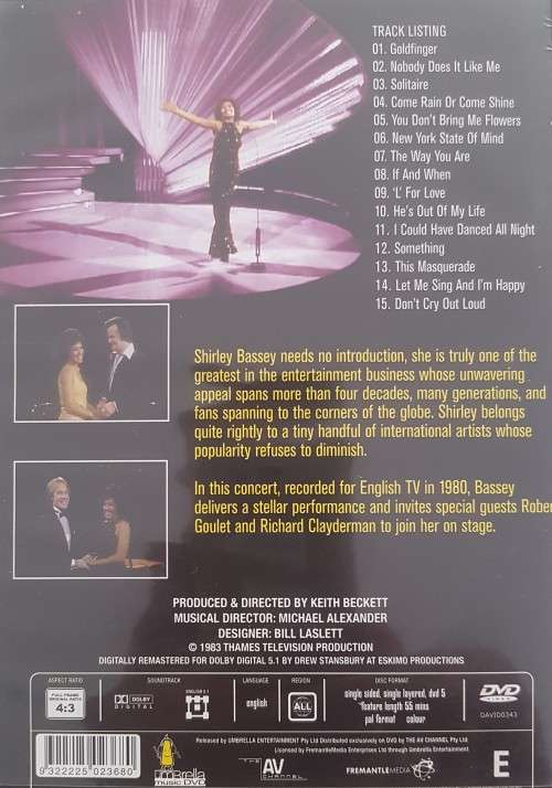 Shirley Bassey - Live in 1980 - A Special Lady