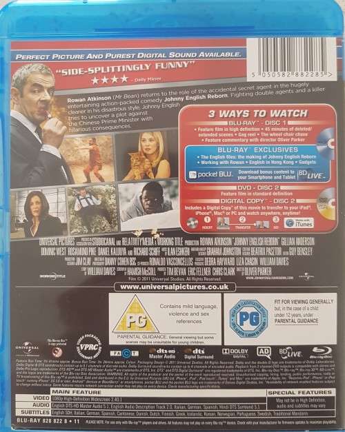 Blue Ray : Johnny English - Reborn