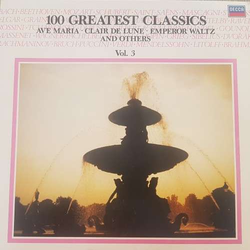 Vinyl Record: 100 Greatest Classics - Vol 3