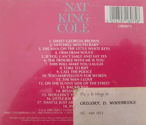 Nat King Cole - The trouble with me is you