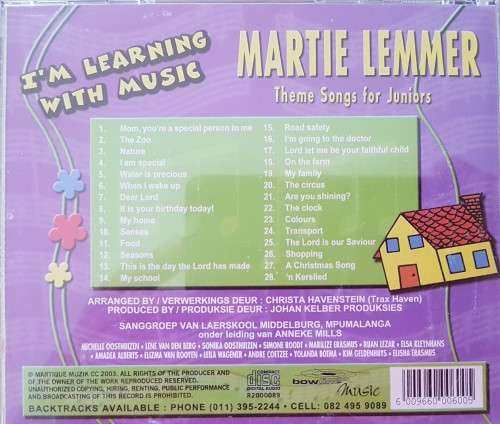 Martie lemmer - I`m Learning with Music
