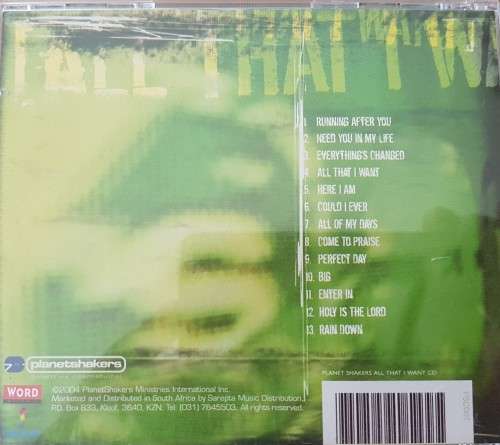 Planetshakers - All That I Want ( 2 CD )