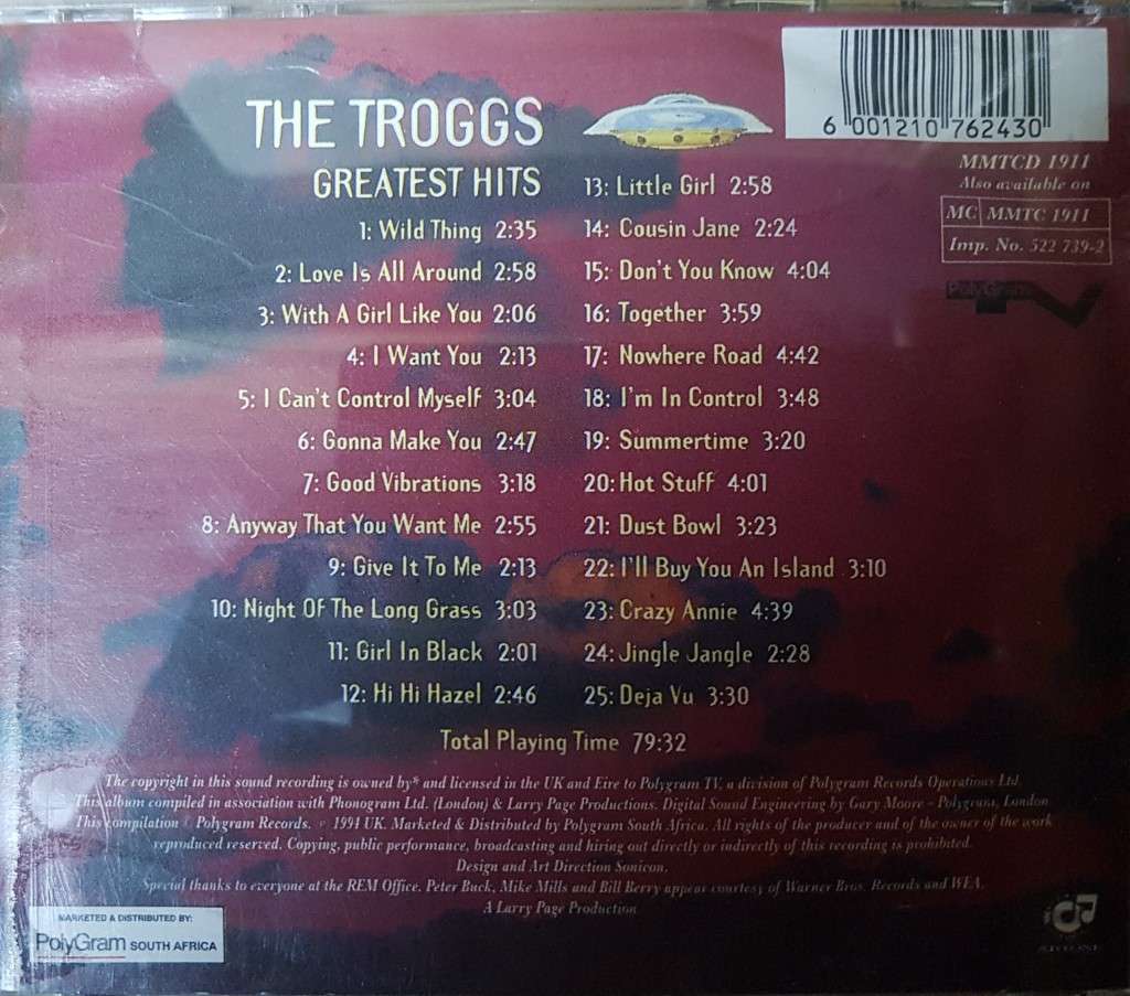 The Troggs - Greatest Hits