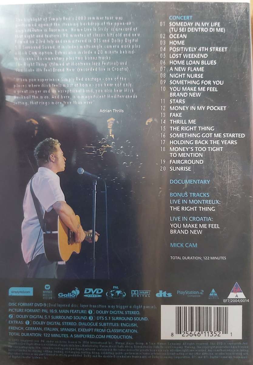 Simply Red - Live in Sicily