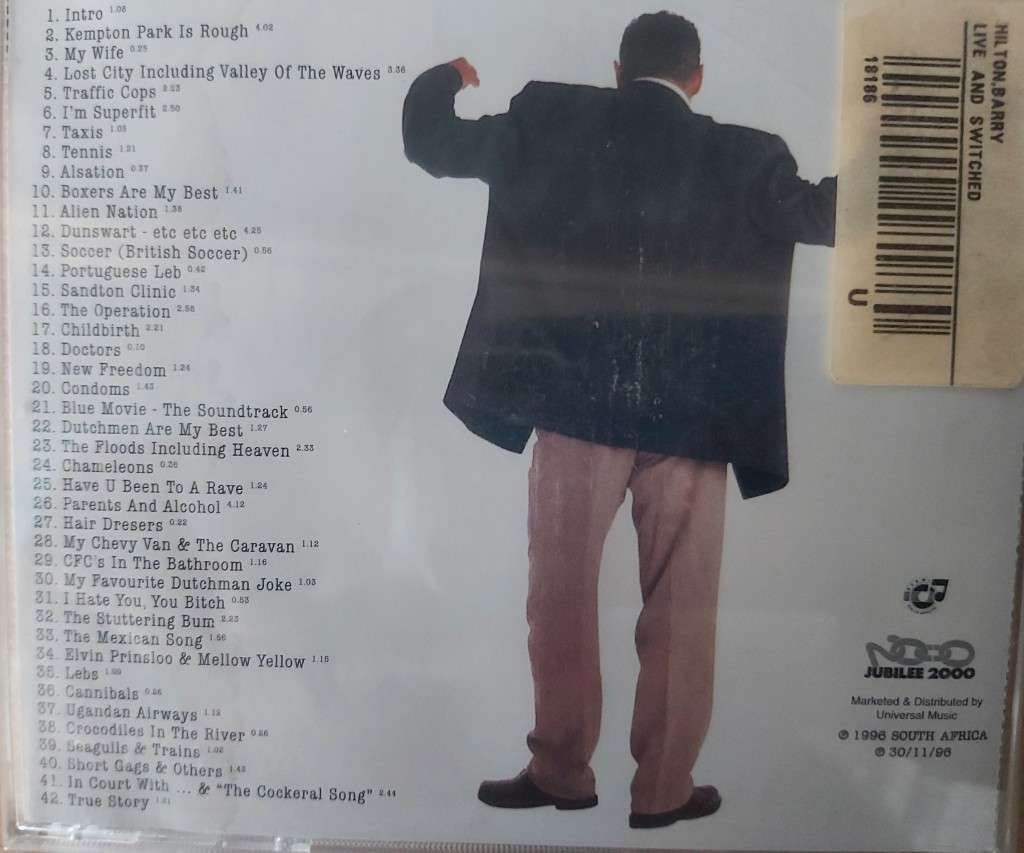 Barry Hilton - (The cousin) Live