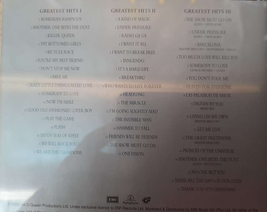 Queen - Greatest Hits I, II & III (3 CD Set)