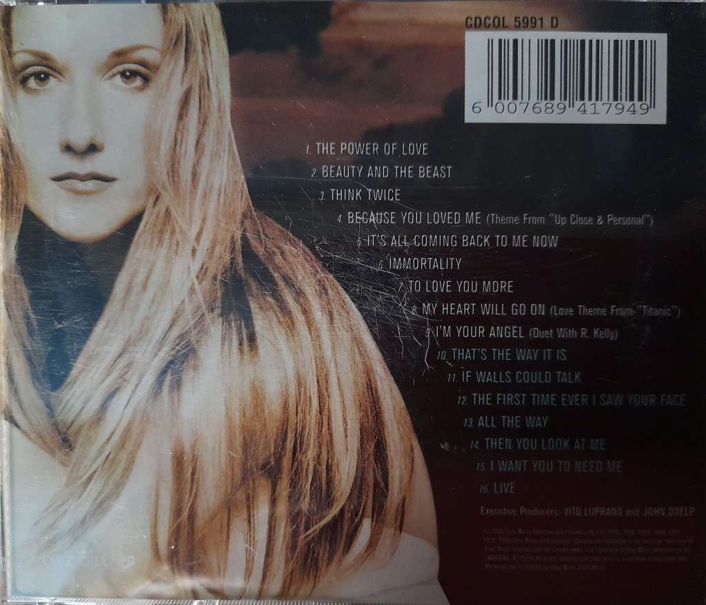 Celine Dion - All the waya decade of song
