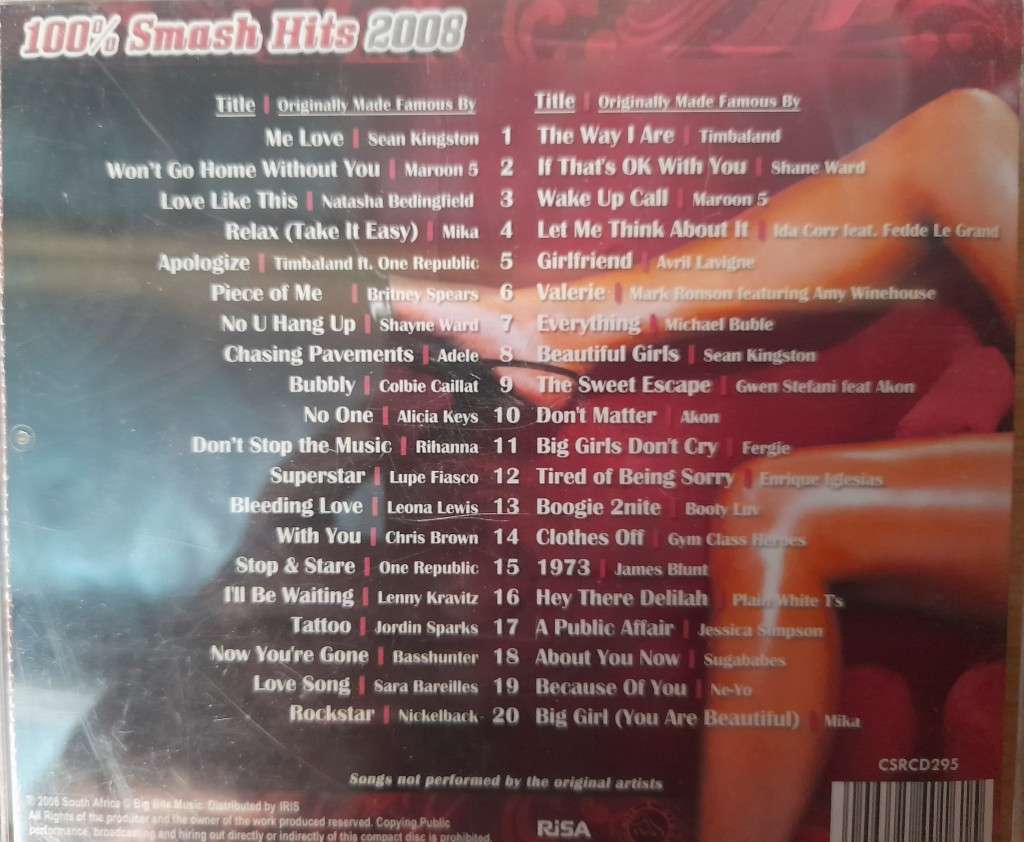 100% Summer Hits 2008 (Double CD)