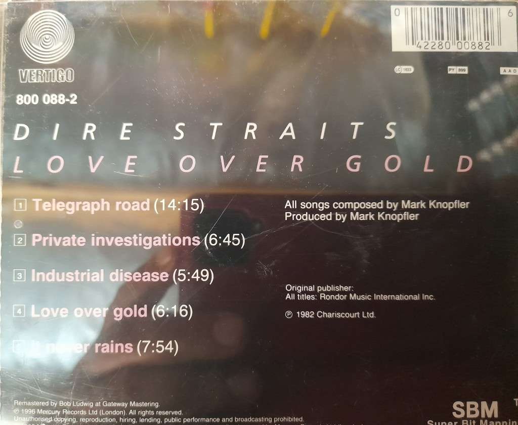 Dire Straits - Love over gold