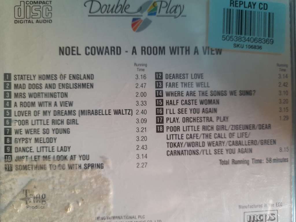 Noel Coward - A room with a view