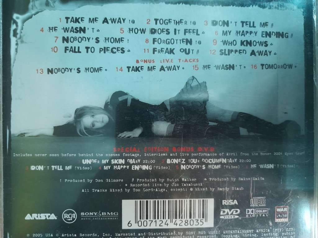 Avril Lavingne - Special Edition (CD+Bonus DVD)