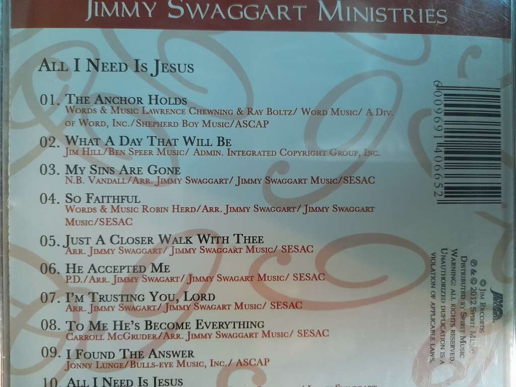 Jimmy Swaggart - All I need is Jesus