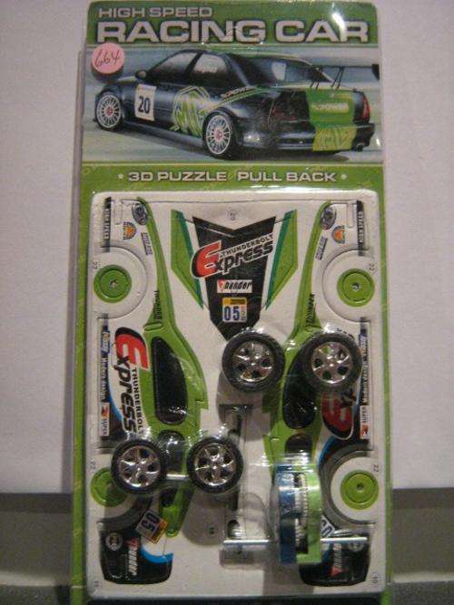 Auction: High Speed Racing Car - 3D Puzzle Pull Back
