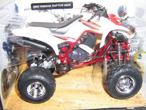 Yamaha Raptor 660R 2005 ATV (Scale 1:12) by NewRay